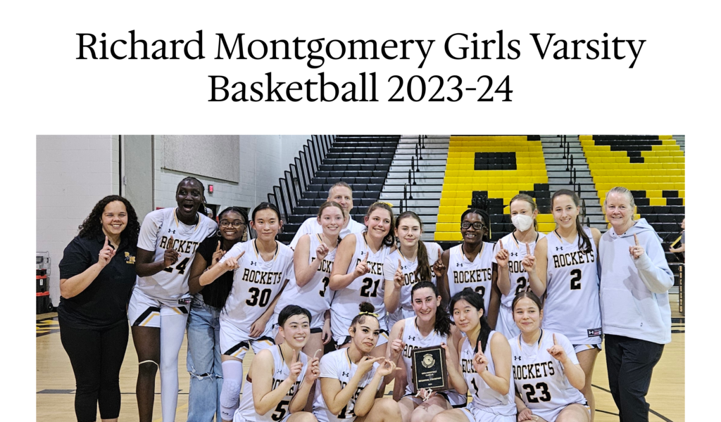 Team Program of RMHS Girls Basketball 2023-24